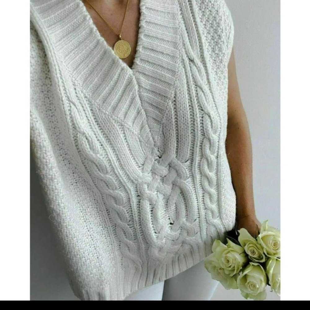Knit Sweater Vest H&M